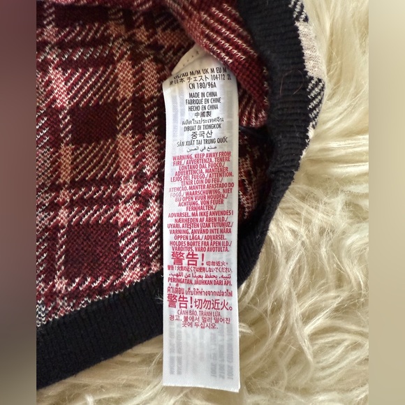 Mickey Mouse Disney World Plaid Spirit Jersey Sweater Christmas Medium‎ - Picture 9 of 12